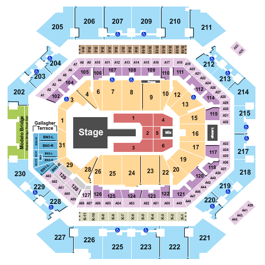 Barclays Center Seating Chart: Shakira