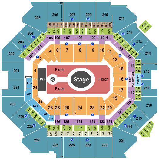 Barclays Center Seating Chart: Tame Impala