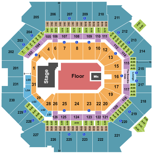 Barclays Center Map