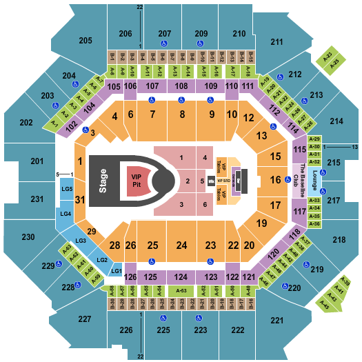 Barclays Center Seating Chart: Usher 2