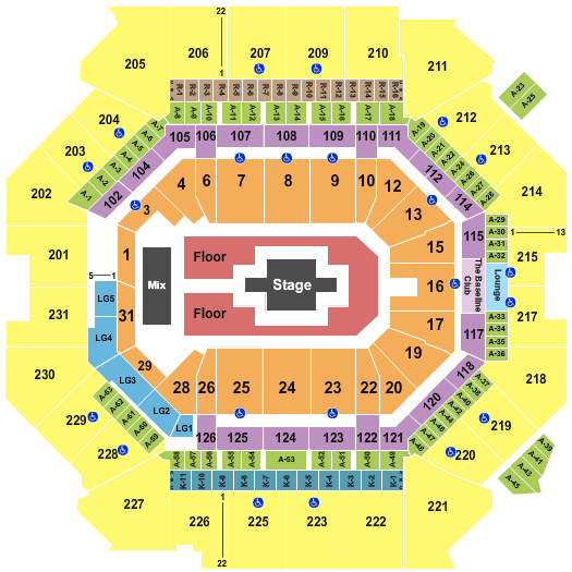 Barclays Center Seating Chart: Zach Bryan