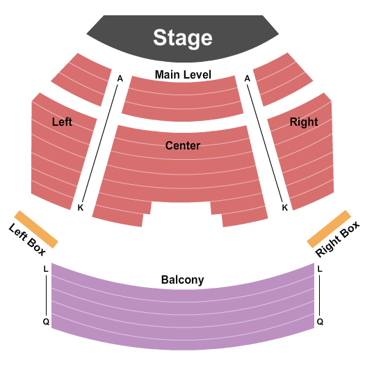 Barlow Stage At CenterPoint Legacy Theatre Seating Chart: End Stage
