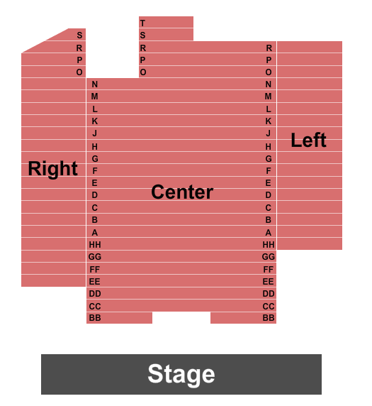 Barn Theatre Seating Chart: Endstage