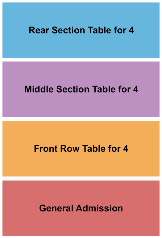 Basecamp Pub Seating Chart: GA/Table by section