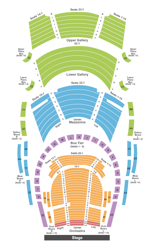 Fort Worth Symphony Orchestra Bass Performance Hall Seating Chart