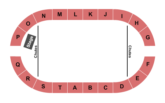 Batesville Civic Center Seating Chart: Rodeo