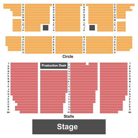 Bath Forum Seating Chart: End Stage