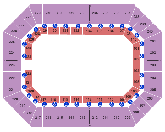 Raising Cane's River Center Arena Seating Chart: Monster Jam