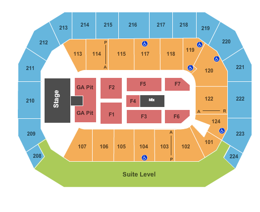 Baxter Arena Seating Chart