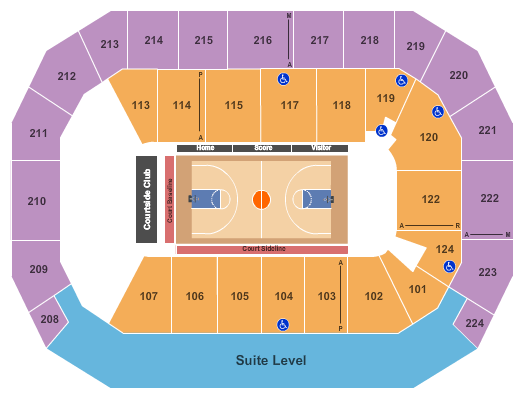 Worthen Arena Seating Chart