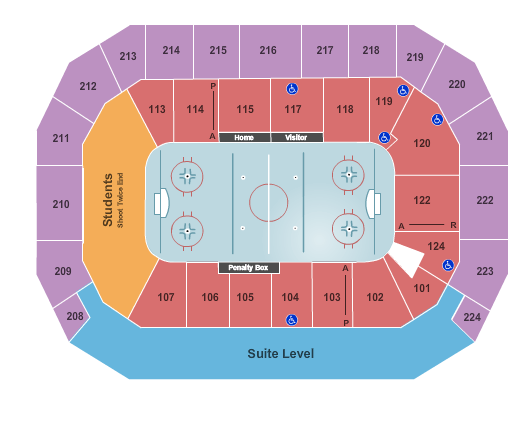 Frost Arena Seating Chart
