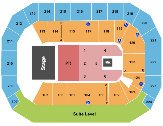 Baxter Arena Map