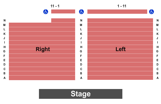 Bay City Players Seating Chart