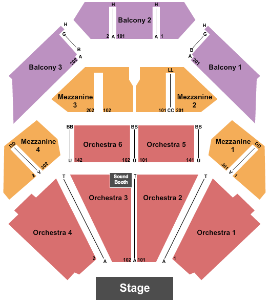 Bayside at Adventure Seating Chart