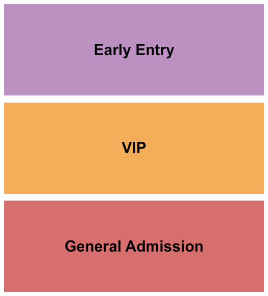 Bayside Church Seating Chart: GA/VIP/Early Entry