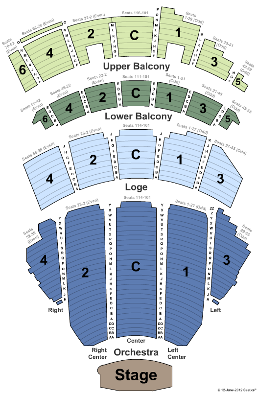 Beacon Seating Chart