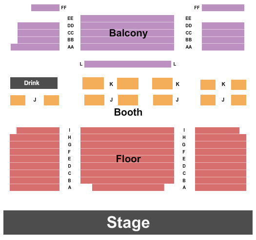 Bear Tooth Theatre Seating Chart: Endstage 2