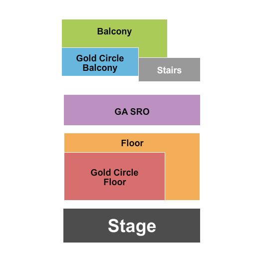 Bearsville Theater Seating Chart: Endstage 4
