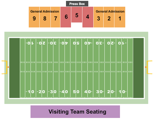Beirne Stadium Seating Chart: Football