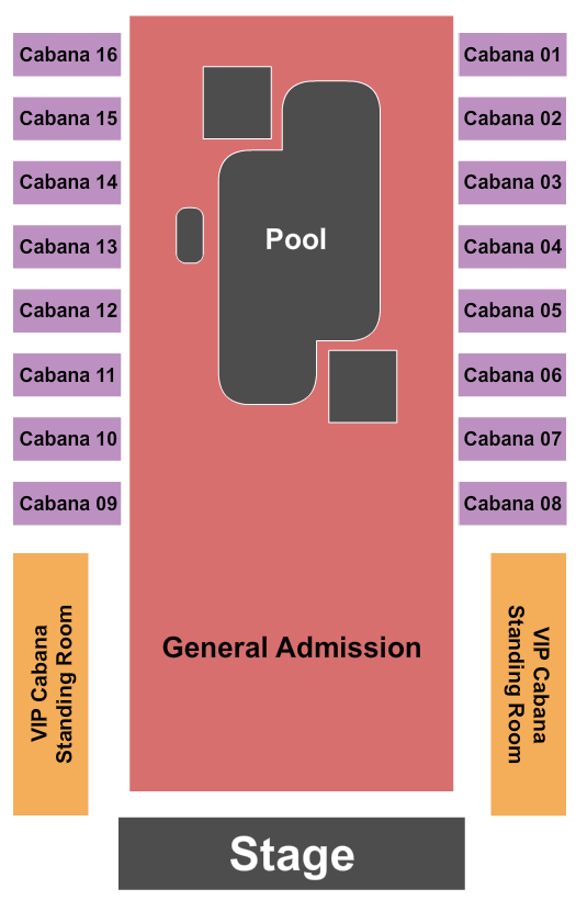 Bel-Aire Backyard Seating Chart: Endstage GA