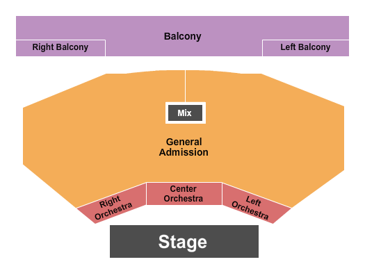 Belasco Theater - LA Seating Chart: End Stage 2
