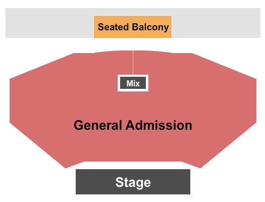 Belasco Theater - LA Seating Chart: Endstage GA Floor 2