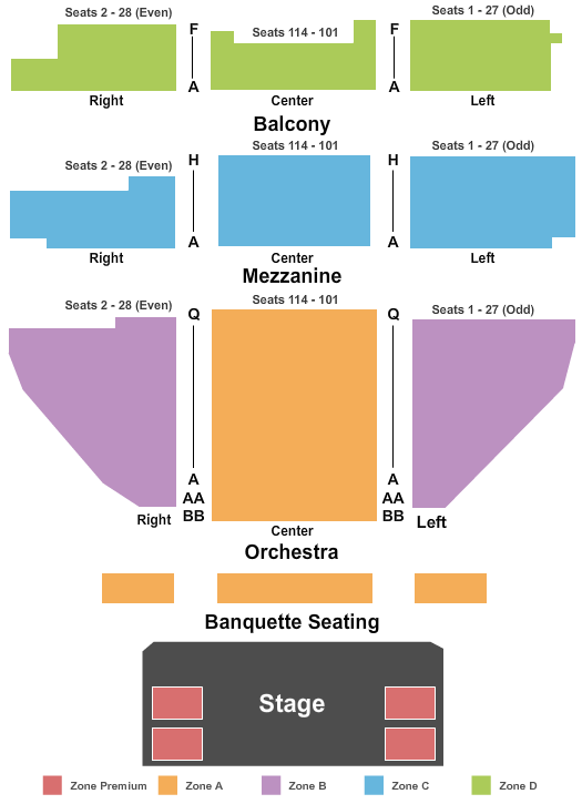 Belasco Theatre Seating Chart Network