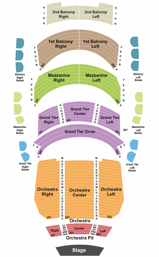 Belk Theatre at Blumenthal Performing Arts Center Seating Chart: Endstage