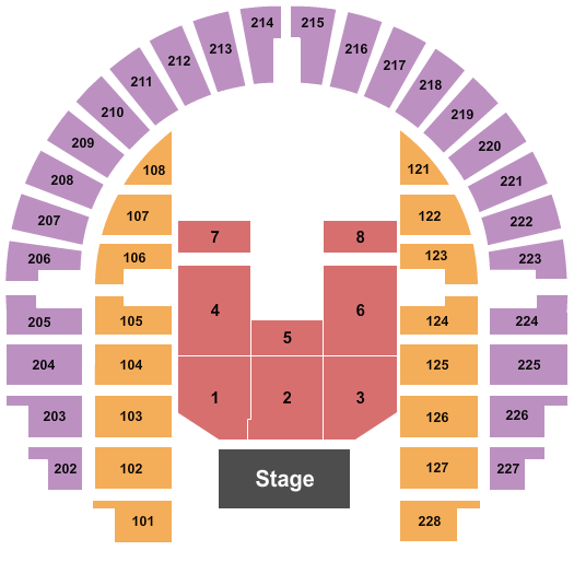 Cadence Bank Center Seating Chart: Zach Williams