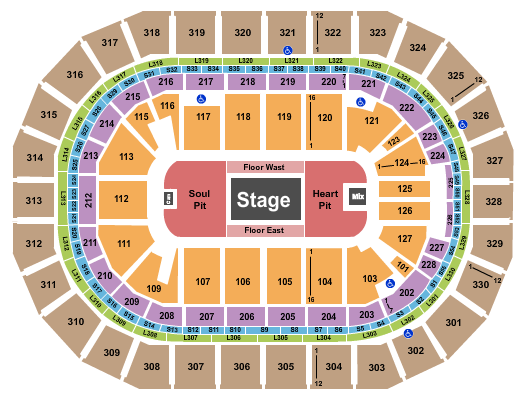 Canada Life Centre Seating Chart