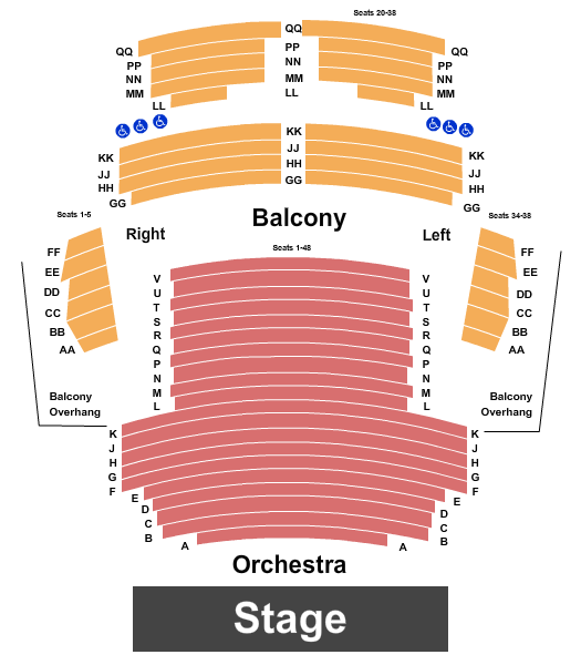 Bell Performing Arts Centre Map