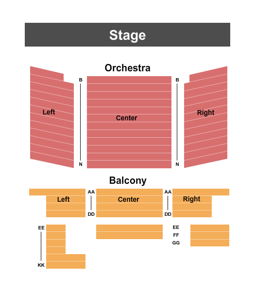 Bellows Falls Opera House Seating Chart: Endstage 2