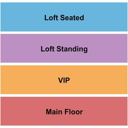 Bell's Back Room Seating Chart: GA/VIP/LOFT
