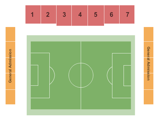 Belson Stadium Seating Chart: Soccer