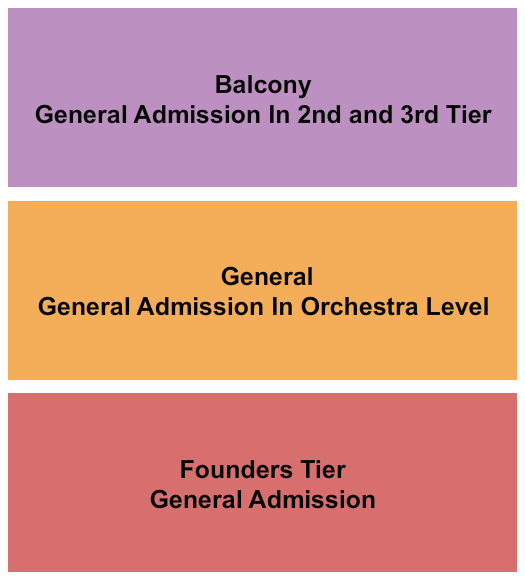 Benaroya Hall - S. Mark Taper Foundation Auditorium Seating Chart: GA By Level