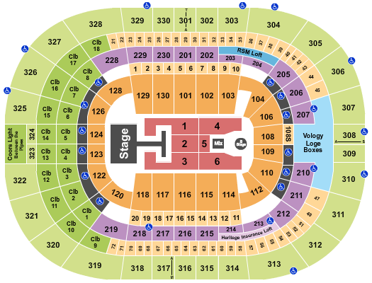 Benchmark International Arena Seating Chart: Descendants & Zombies