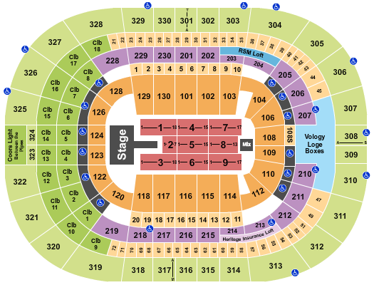 Benchmark International Arena Seating Chart: Kid Cudi