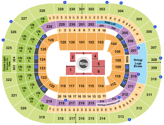 Benchmark International Arena Seating Chart: MMA - PFL