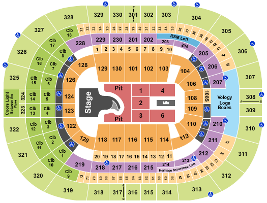 Benchmark International Arena Seating Chart: Megan Moroney