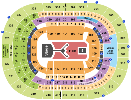 Benchmark International Arena Seating Chart: Shinedown