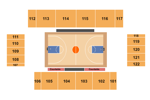 Bender Arena - American University Seating Chart: Basketball