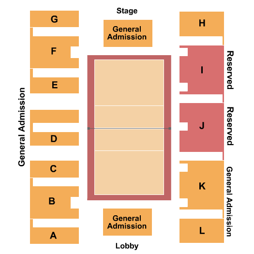 Bentson/Bunker Fieldhouse Seating Chart: Volleyball