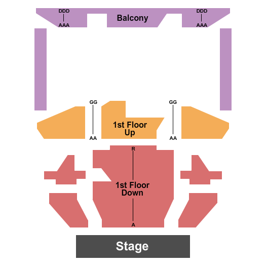 Berea Midpark High School Performing Arts Center Seating Chart: Endstage
