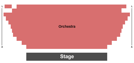 Berger Performing Arts Center Seating Chart: Endstage