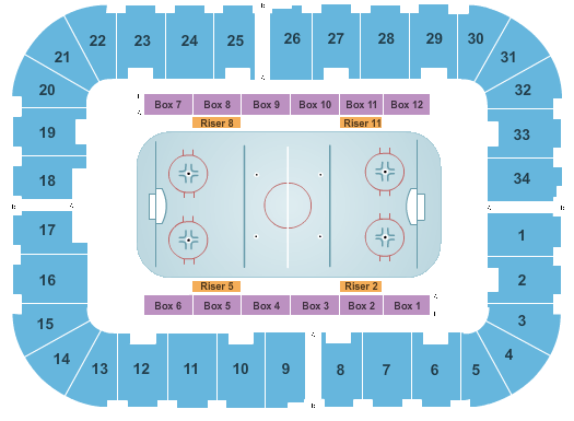 Berglund Center Coliseum Seating Chart