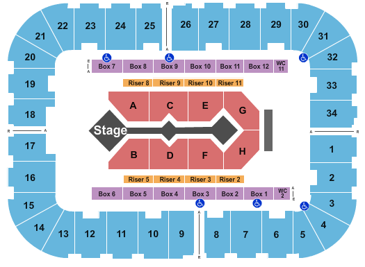 Berglund Center Coliseum Seating Chart: For King and Country