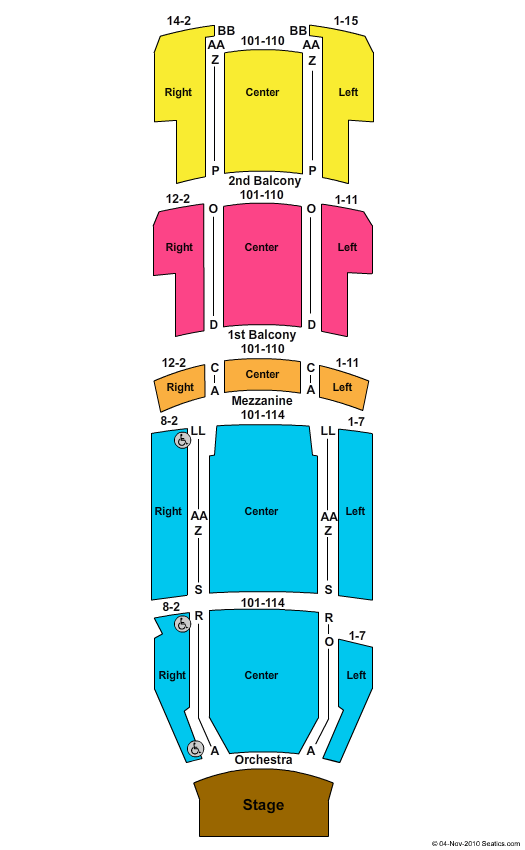 Berklee Performance Center Seating Chart