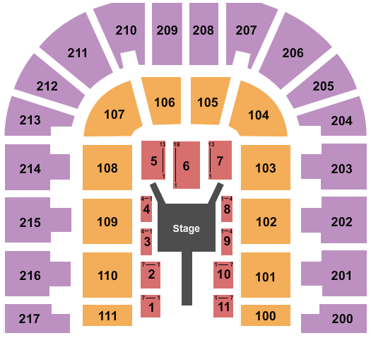 Bert Ogden Arena Seating Chart: Duelo