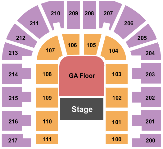 Bert Ogden Arena Seating Chart: Half House GA