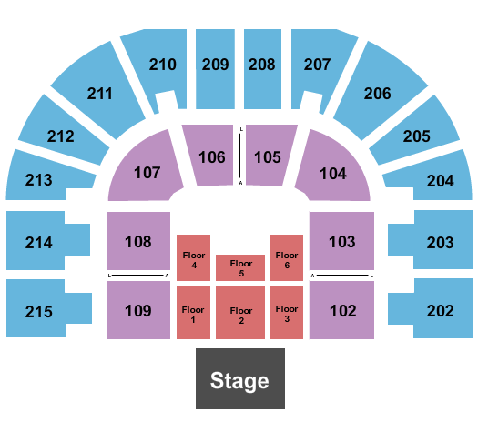 Bert Ogden Arena Seating Chart: Halfhouse